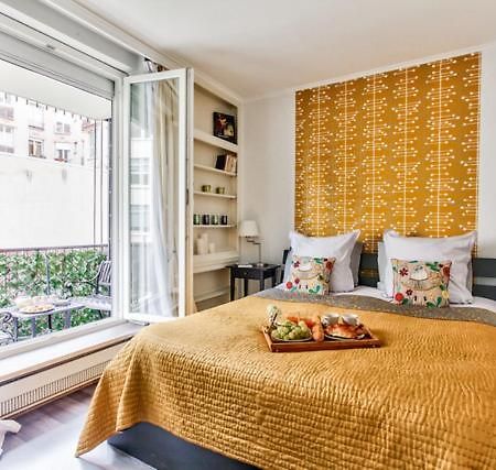 Charming 1Br Apartment With Terrace Le Marais Paris Center Esterno foto