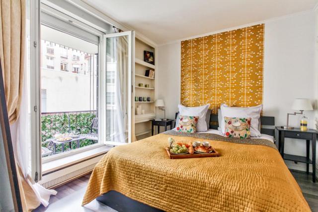 Charming 1Br Apartment With Terrace Le Marais Paris Center Esterno foto