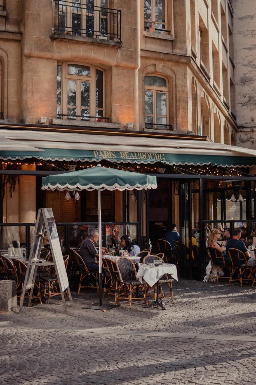 Charming 1Br Apartment With Terrace Le Marais Paris Center Esterno foto